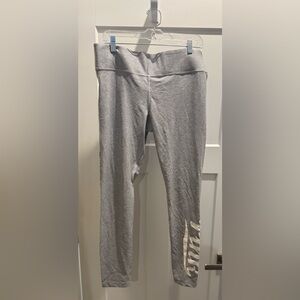 Vintage PINK Victoria's Secret Light Gray Yoga Leggings